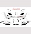 Complete stickers kit custom design - Ducati Panigale V4 / 899/1199/1299/959 