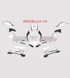 Kit adhesivo diseño personalizado completo - Ducati Panigale V4 / 899 / 1199 / 1299 / 959 