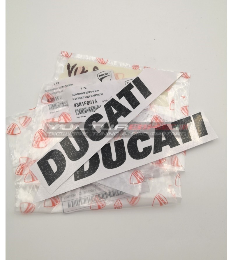 Paar Originalaufkleber Ducati mm.177x32