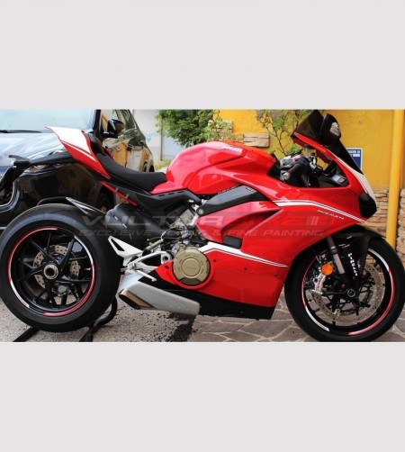 Kits adhesivos personalizados para carenados de carretera y carreras - Ducati Panigale V4 
