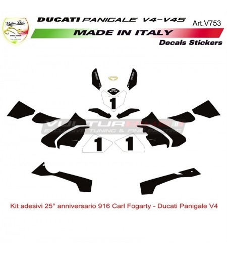 Sticker Kit 25 Jahre 916 Carl Fogarty - Ducati Panigale V4 / V4S / V4R 