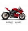 Decalcomanie originali Ducati Corse per carene inferiori Panigale V4 