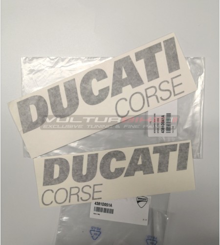 Décalcomanies originales Ducati Corse pour panigale V4 à carénages inférieure 