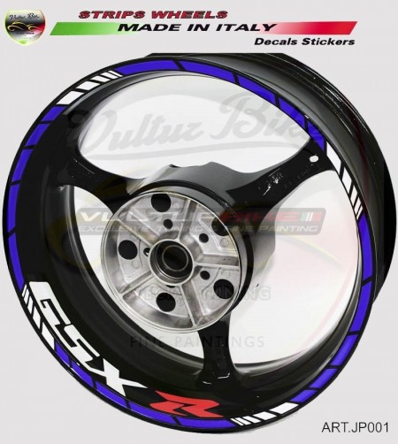 Adesivi per ruote - Suzuki GSX R 
