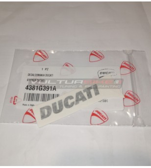 Decalcomania Ducati originale - multimodel -nero lucido