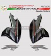 Side fairings stickers graphite/red- Ducati Hypermotard 821/939 