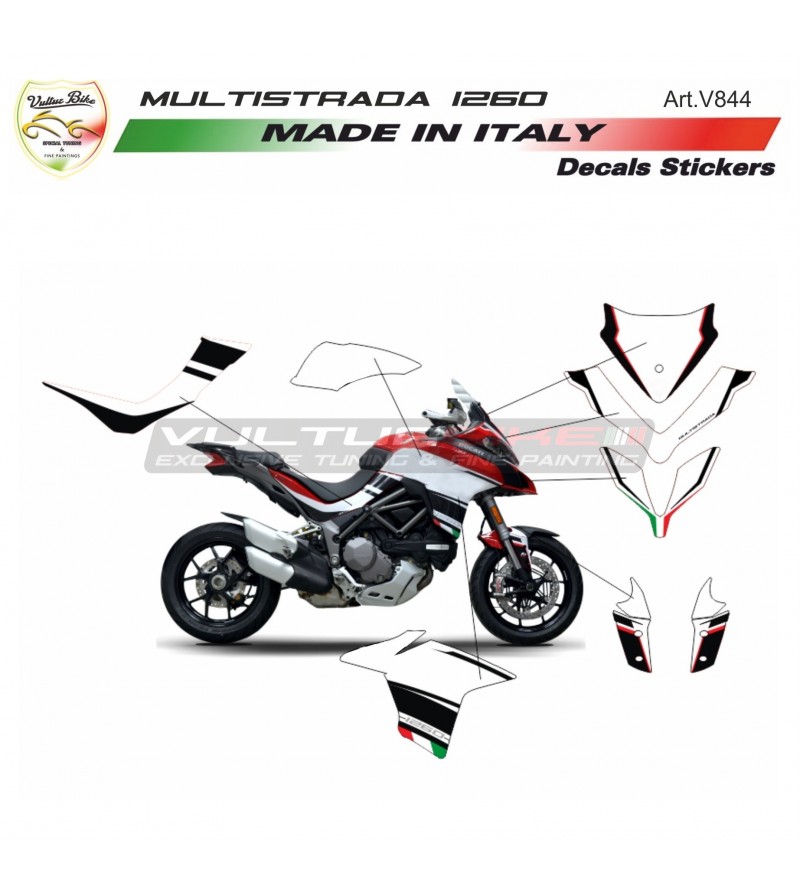 Kit complet d’autocollant de version sportive - Ducati Multistrada 1260 