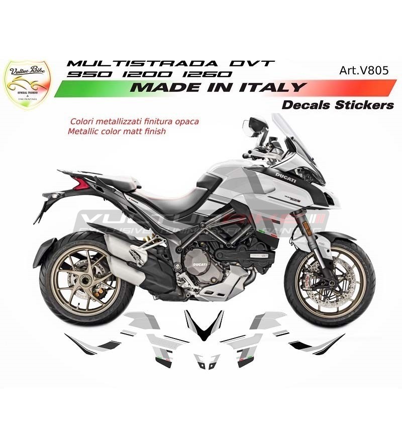 Kit adesivi per Ducati Multistrada DVT- 950/1200/1260 design