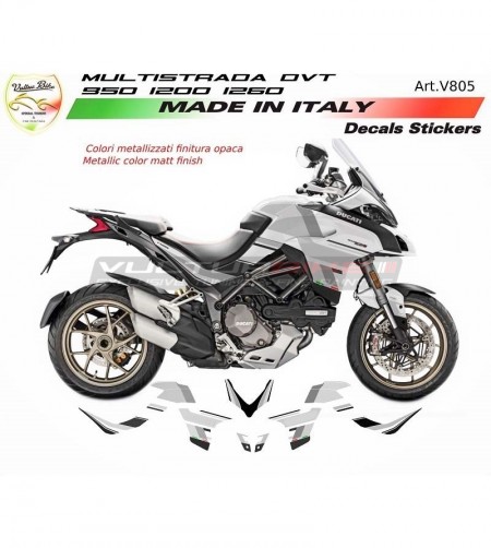 Kit adhesivo para Ducati Multistrada diseño DVT- 950/1200/1260