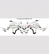 Kit d’autocollants pour Ducati Multistrada 950/1200 2015 - 2018 design tricolore