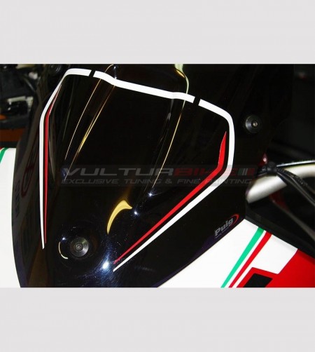 Stickers' kit for Ducati Multistrada 1200's windscreen