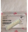 Emblemaufkleber Ducati originaler weißer Farbe