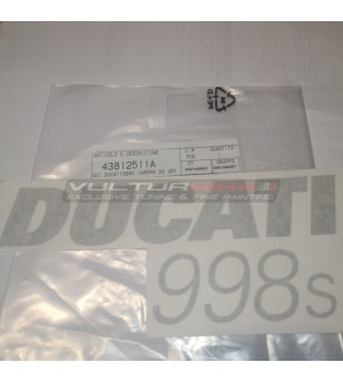 Décalcomanie Ducati 998s droit carénage 
