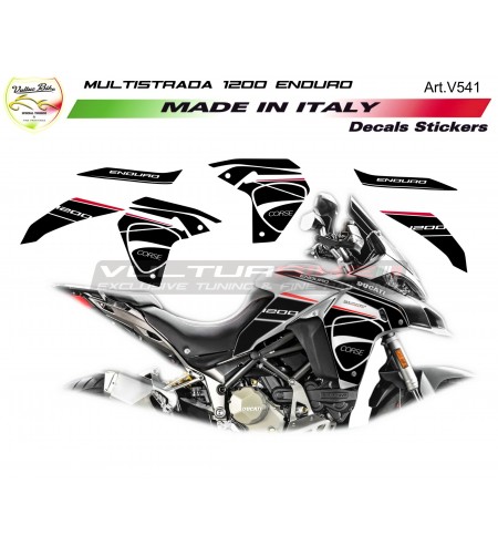Kit autocollant personnalisé - Ducati multistrada 1200 Enduro 