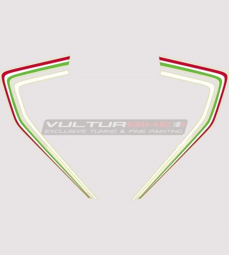 Front fairings stickers tricolor - Multistrada 950/1200/1260 
