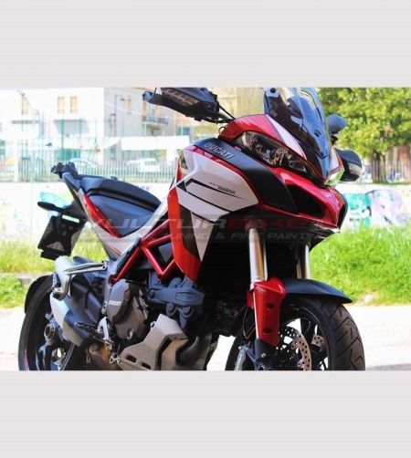 Kit completo adesivi design personalizzato moto rossa - Ducati Multistrada 1260 