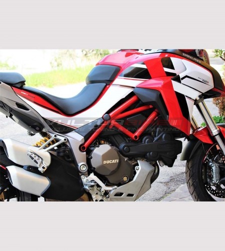 Kit completo adesivi design personalizzato moto rossa - Ducati Multistrada 1260 