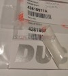 Coppia di decalcomanie originali Ducati colore argento