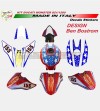 Ben Bostrom Aufkleber Kit Design - Ducati monster 821/1200/1200s 