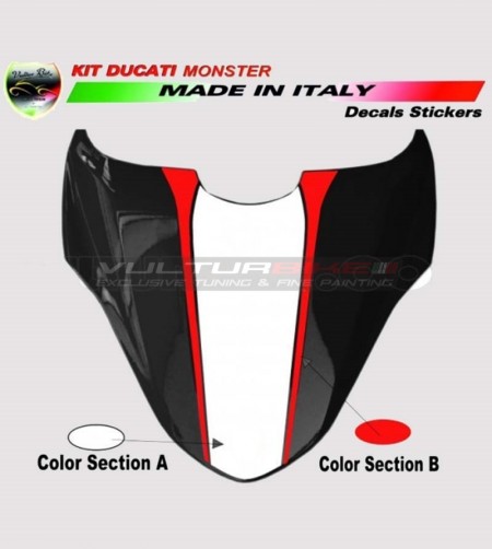 Customizable tail's cover stickers - Ducati Monster 821/1200