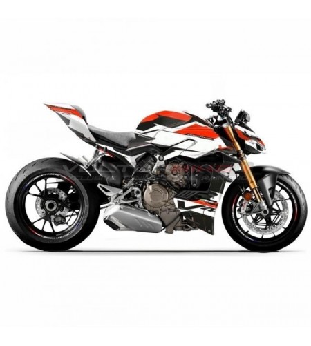 Race design stickers kit - Ducati Streetfighter V4S 