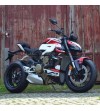 Race weißes Design Aufkleber Kit - Ducati Streetfighter V4 