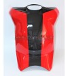 Two-tone red black carbon tank cover - Ducati Panigale V4 / V4s / V4R / Streetfighter V4 