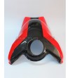 Two-tone red black carbon tank cover - Ducati Panigale V4 / V4s / V4R / Streetfighter V4 