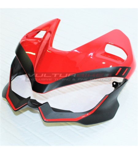 Red black sticker for upper fairing - Ducati Streetfighter V4 / V2 
