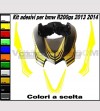 Autocollants fender colorés - BMW R1200gs 2013/2015 
