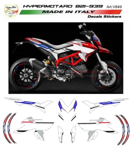 Kit adhesivo completo versión V4S CORSE - Ducati Hypermotard 821/939 