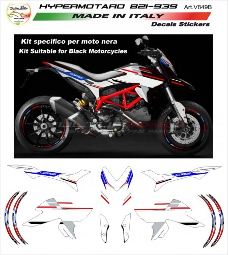 Kit adhesivo completo versión V4S CORSE - Ducati Hypermotard 821/939 
