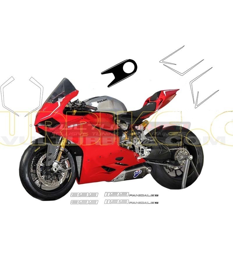Kit completo de pegatinas b/w - Ducati Panigale 899/1199/1299/959 