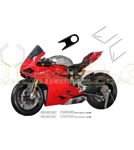 Kit completo de pegatinas b/w - Ducati Panigale 899/1199/1299/959 