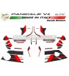 Spezielles schwarz-rotes Klebeset - Ducati Panigale V4 / V4S / V4R / V4 2020 