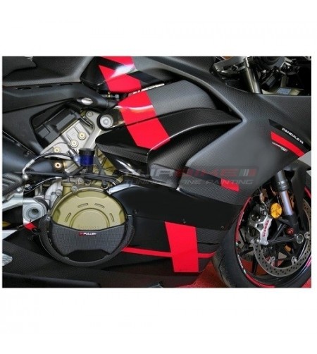 Kit adesivi special rosso nero - Ducati Panigale V4 / V4S / V4R / V4 2020 