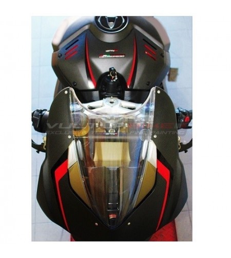 Spezielles schwarz-rotes Klebeset - Ducati Panigale V4 / V4S / V4R / V4 2020 