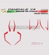 Stickers kit for street or racing fairings - Ducati Panigale V4 