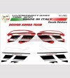 Kit adesivi fiancate laterali Aruba Team - Ducati Hypermotard 796/1100