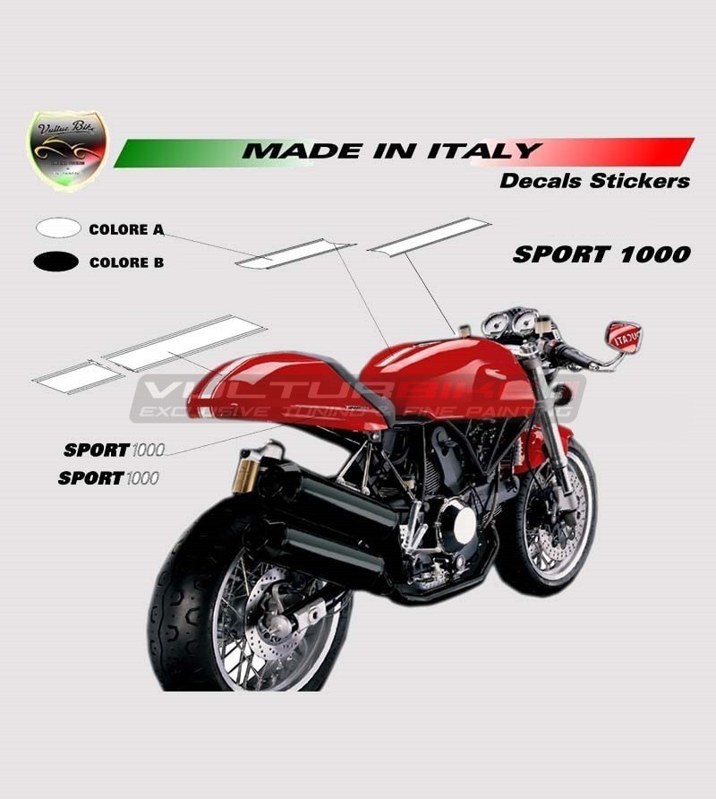 Customizable stickers kit - Ducati GT Sport 1000 