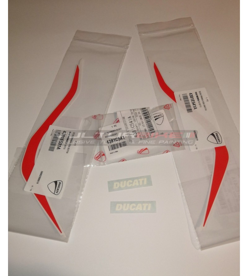 Set decalcomanie originali Ducati per codino Panigale / Streetfighter V4SP 