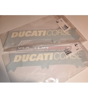 Paar Originalaufkleber Ducati Corse 