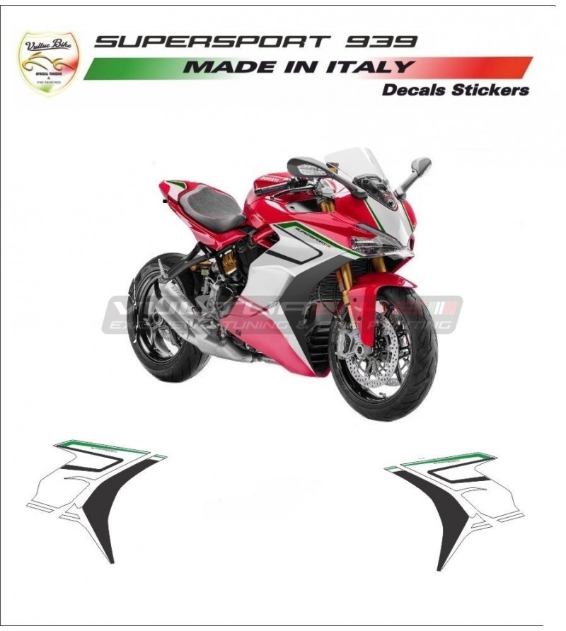 Autocollants spéciaux côté design carénages - Ducati Supersport 939