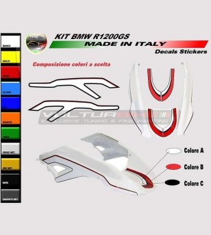 Customizable stickers kit front tip - Bmw R1200GS 