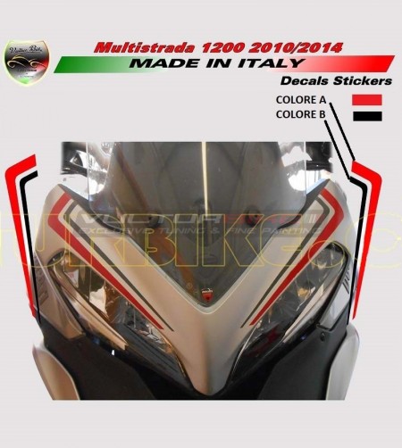 Kuppel-Aufkleber - Ducati Multistrada 1200 2010/14 