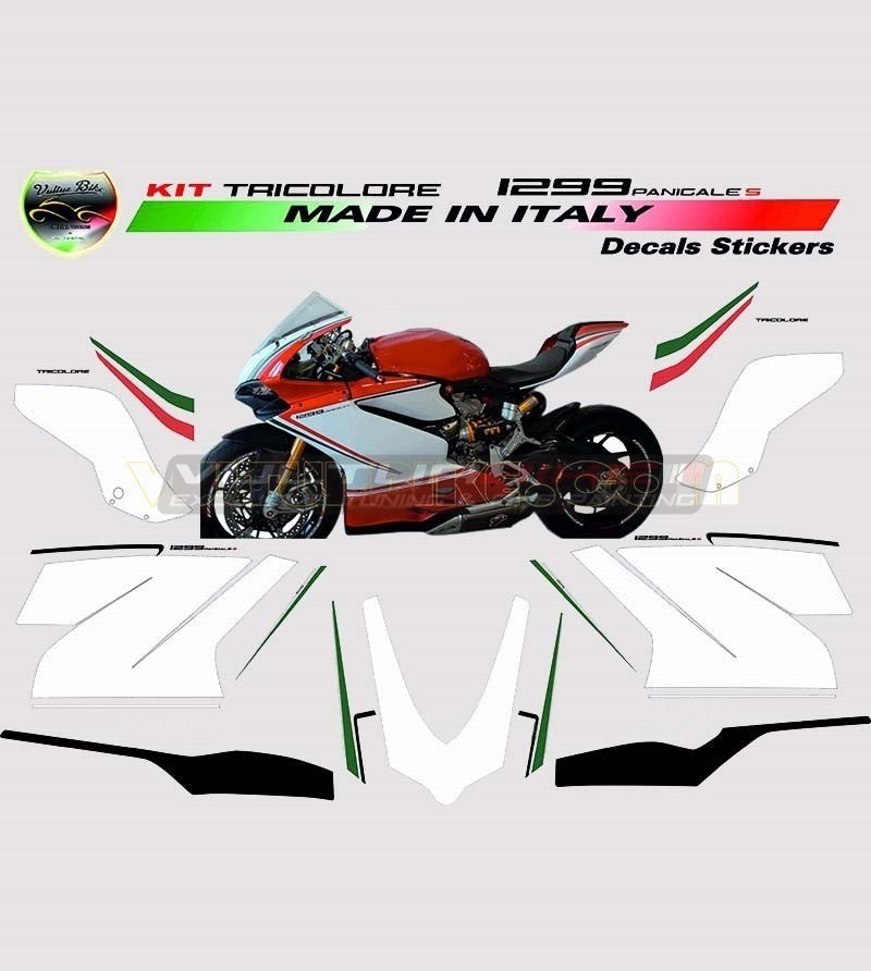 Kit adhésif tricolore - Ducati Panigale 959/1299 