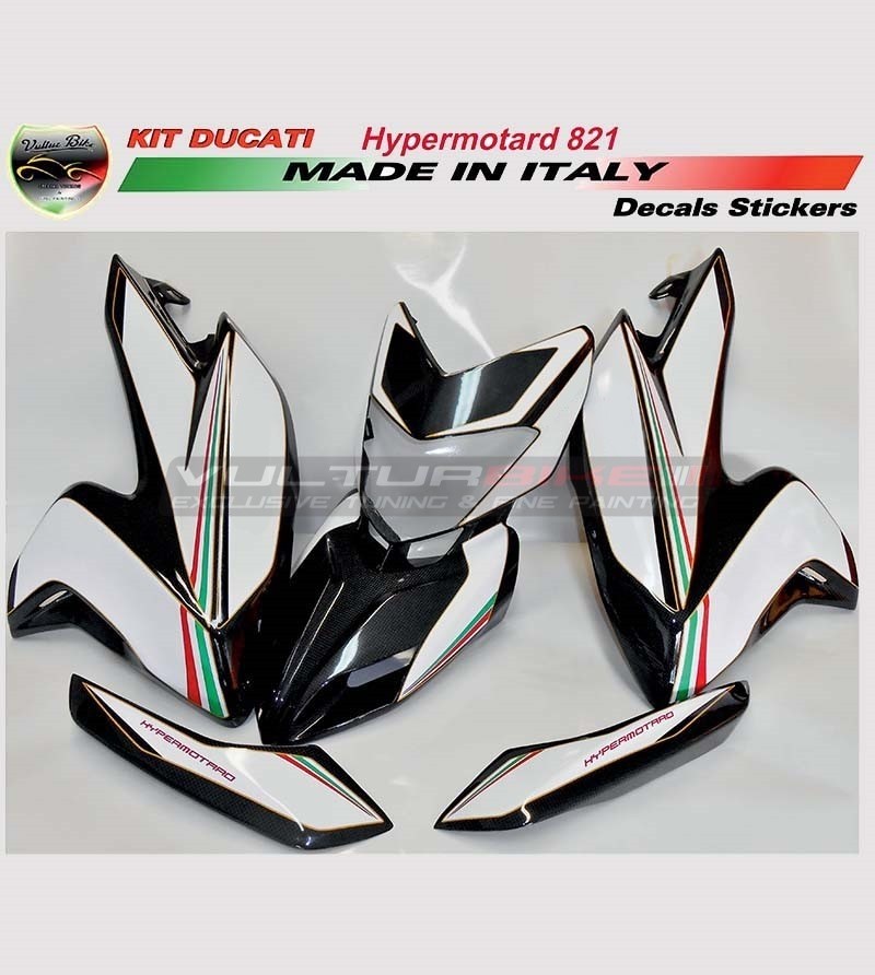 Kit adesivi design tricolore - Ducati Hypermotard 821/939 