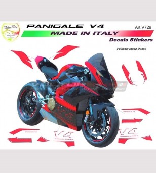 Complete stickers kit  Color design - Ducati Panigale V4 
