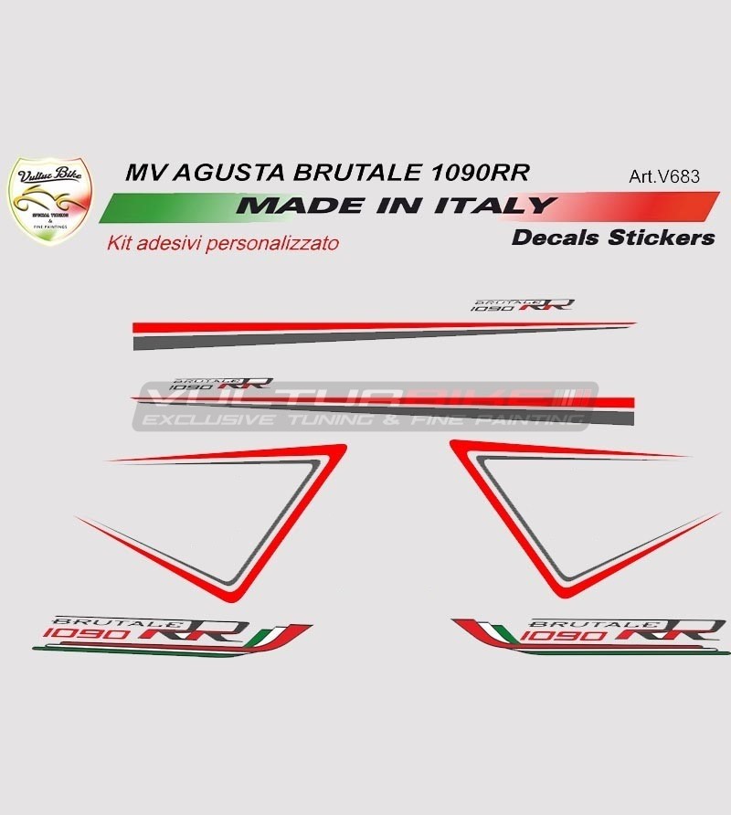 Kit de pegatinas personalizadas - MV Augusta Brutale 1090RR 