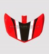 Black and white sticker kit for spoiler Ducati Hypermotard 796/1100